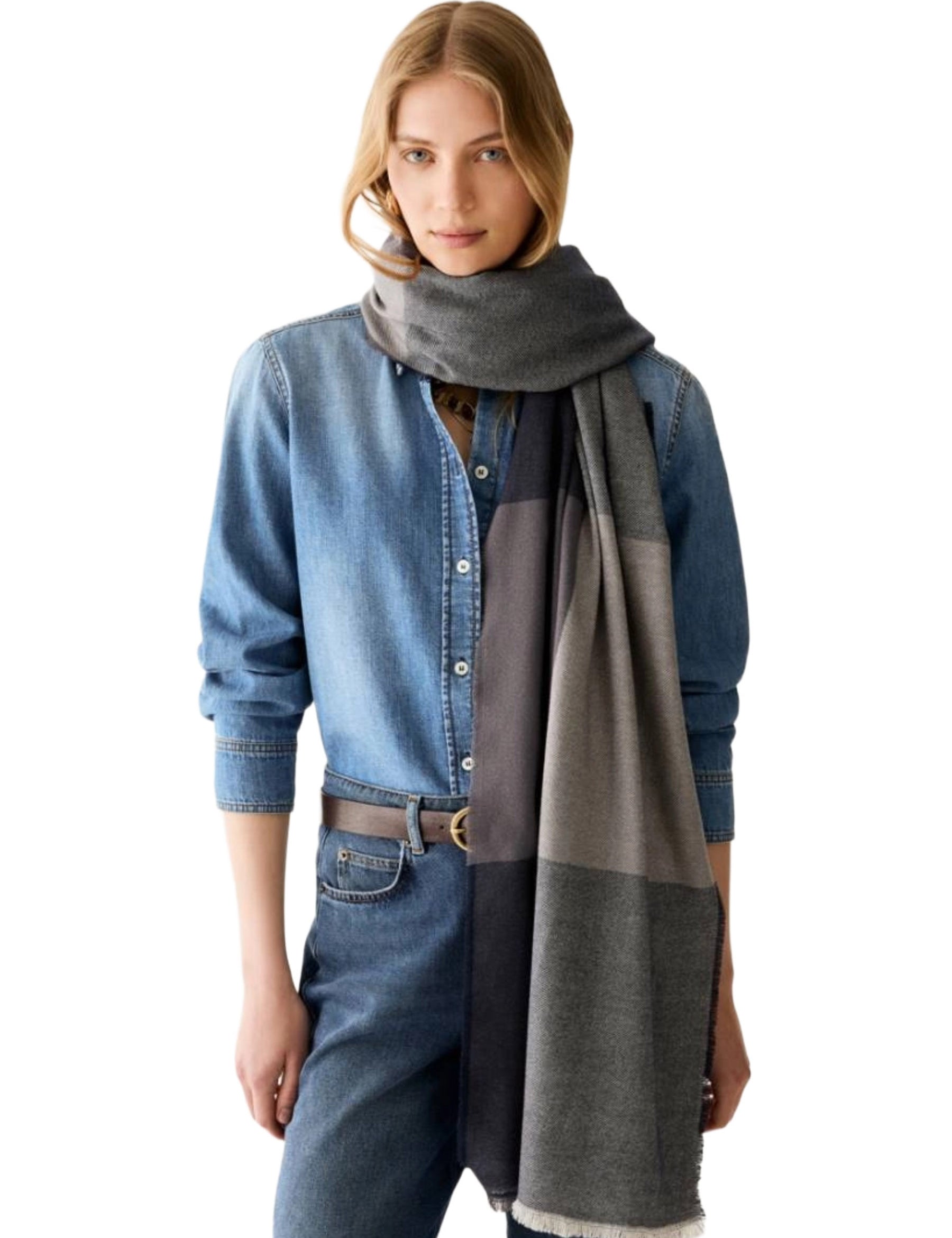 Sciarpe Grigio Pennyblack