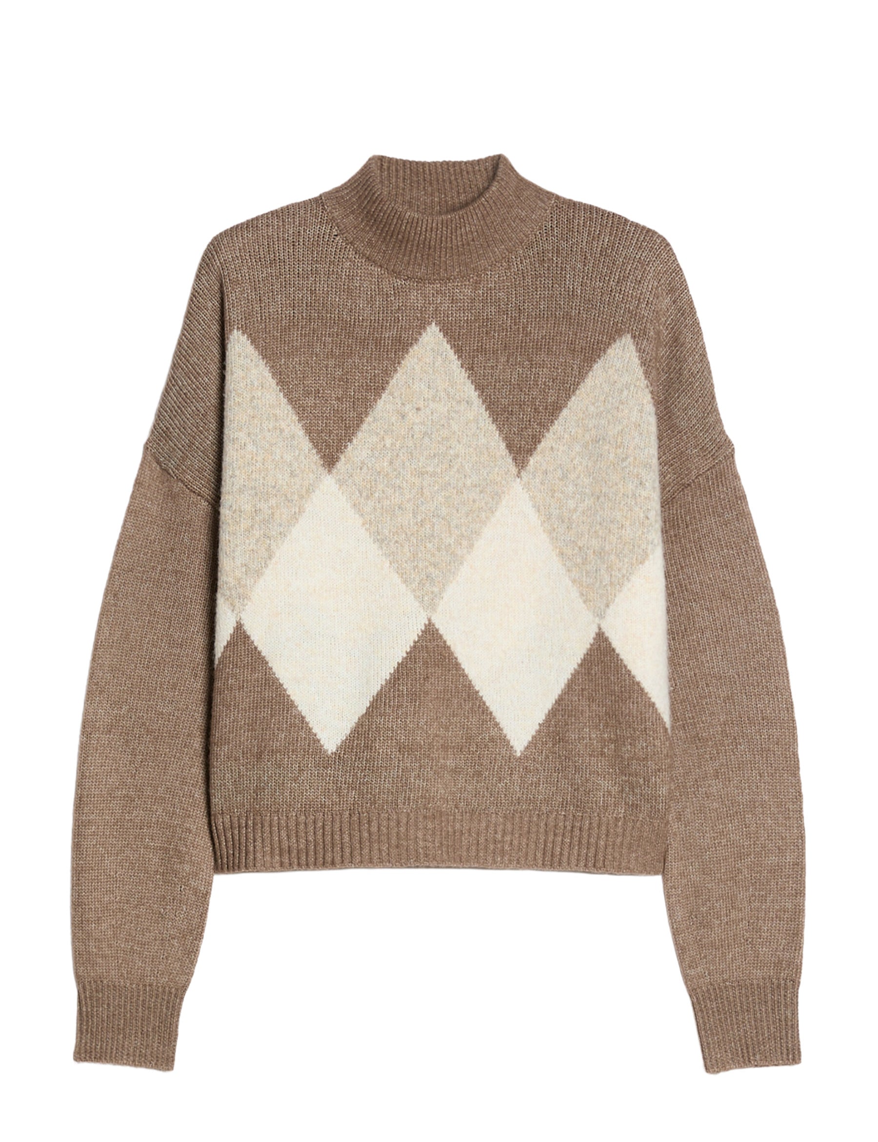 Maglia a collo alto Marrone Pennyblack
