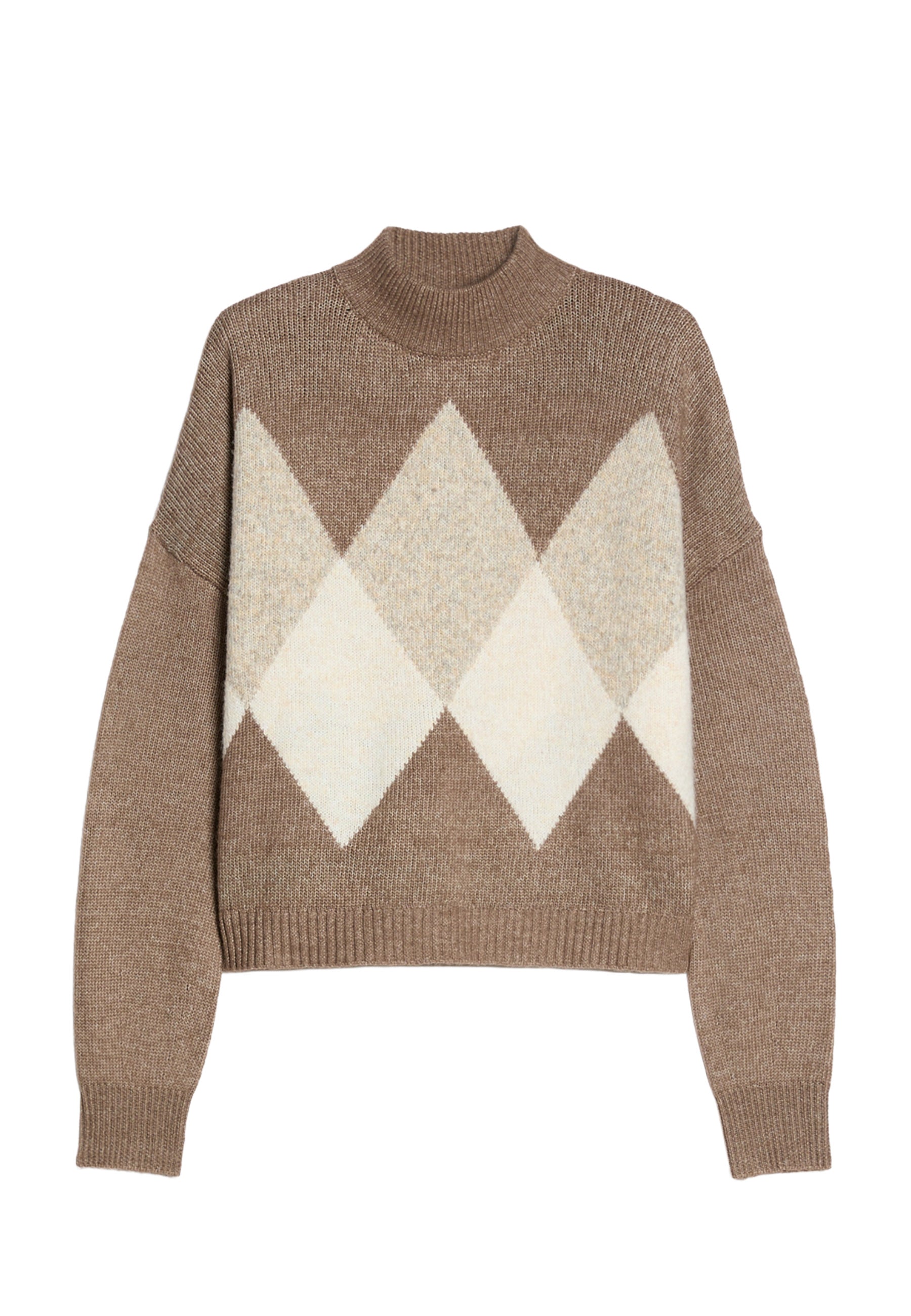 Maglia a collo alto Marrone Pennyblack