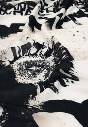 Sciarpe Nero Desigual