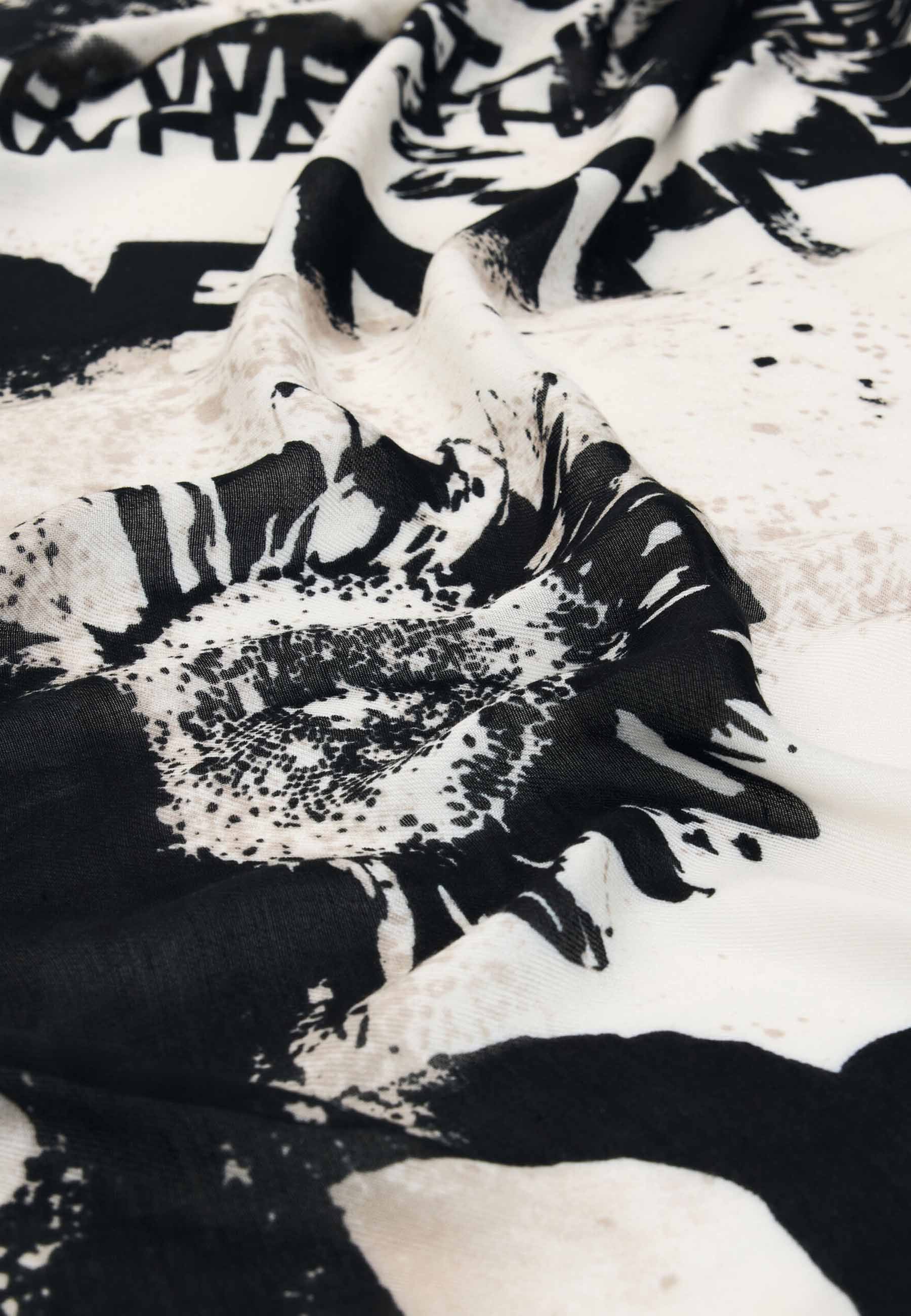 Sciarpe Nero Desigual