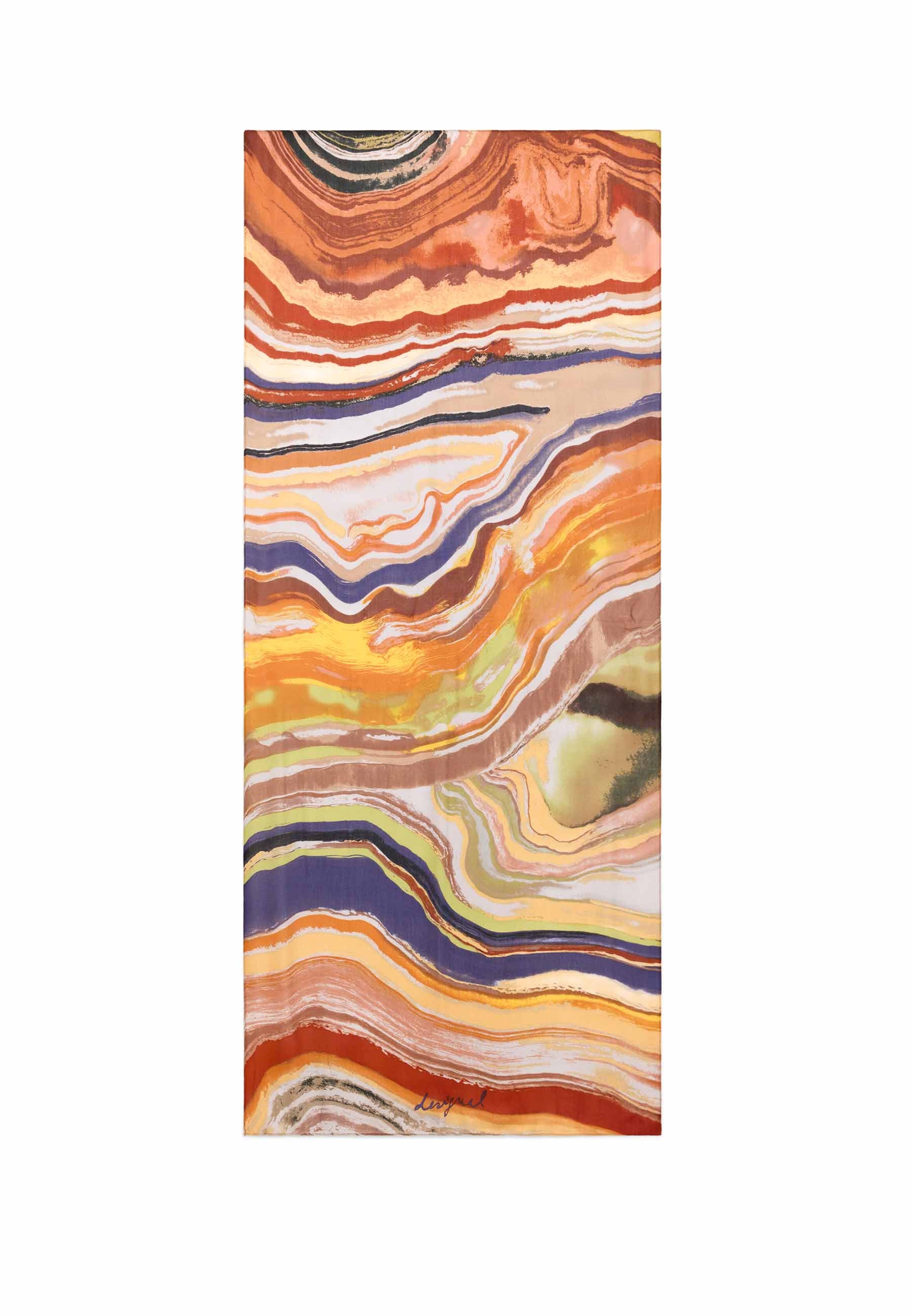 Sciarpe Arancio Desigual