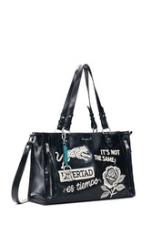 Borse a spalla Nero Desigual