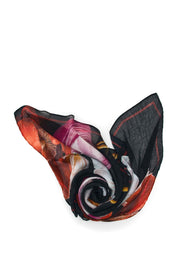 Sciarpe Nero Desigual