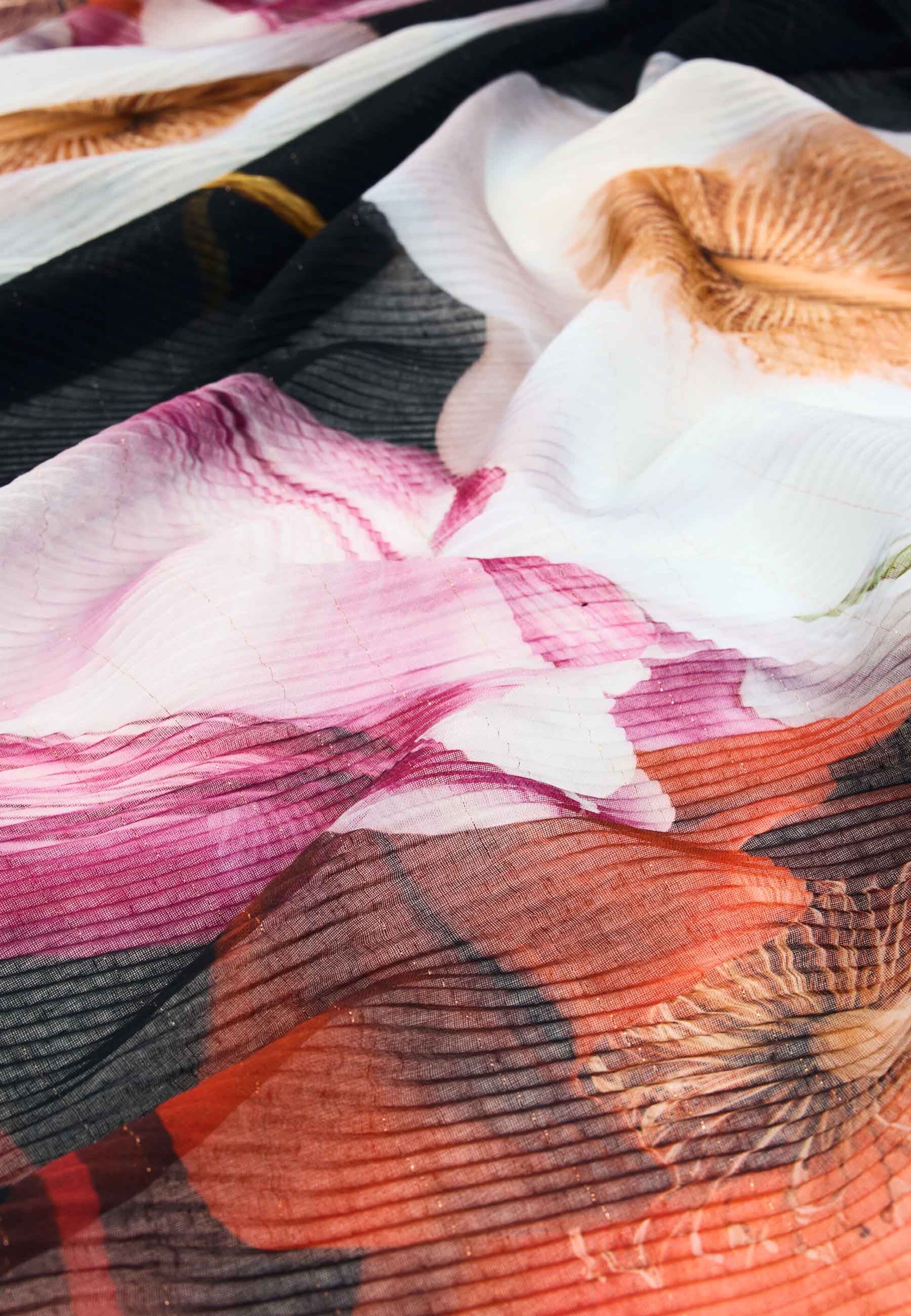 Sciarpe Nero Desigual