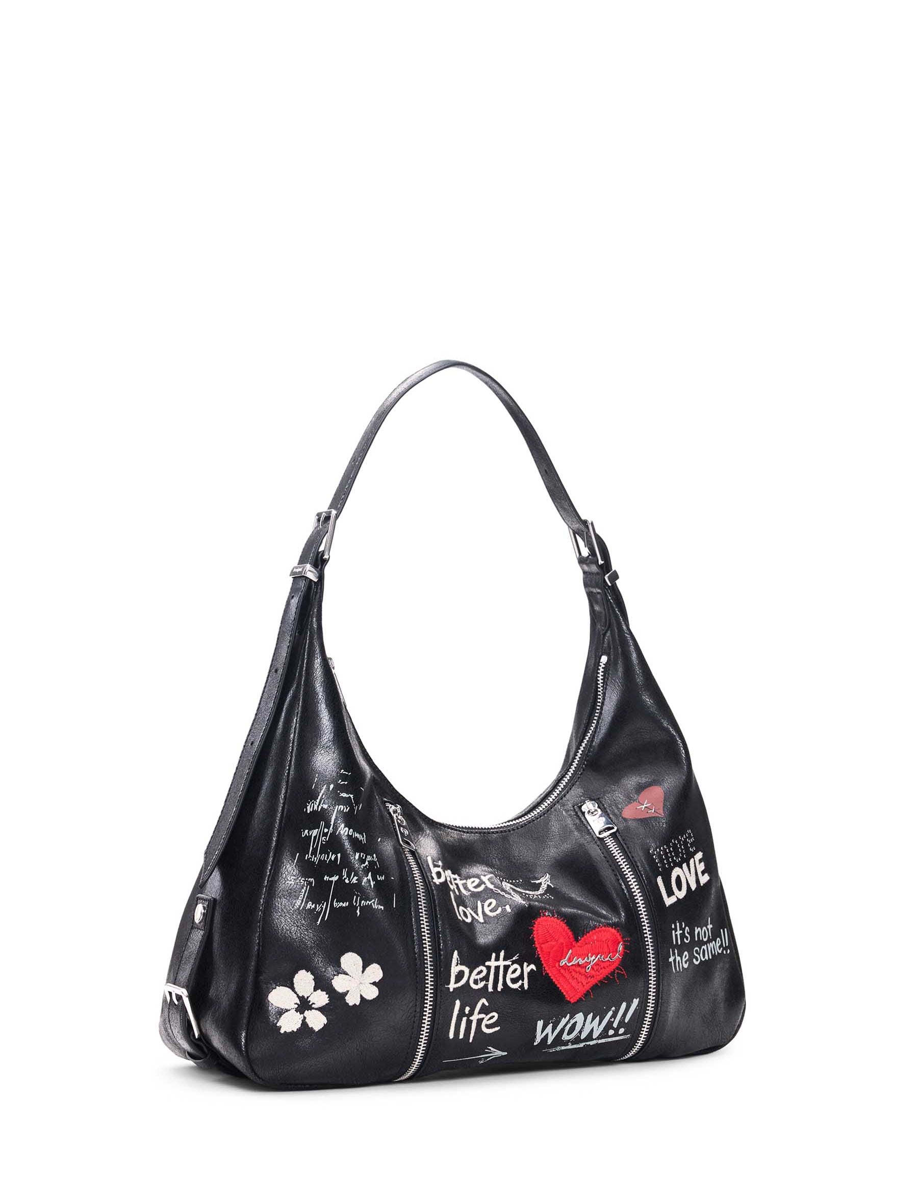 Borse a spalla Nero Desigual