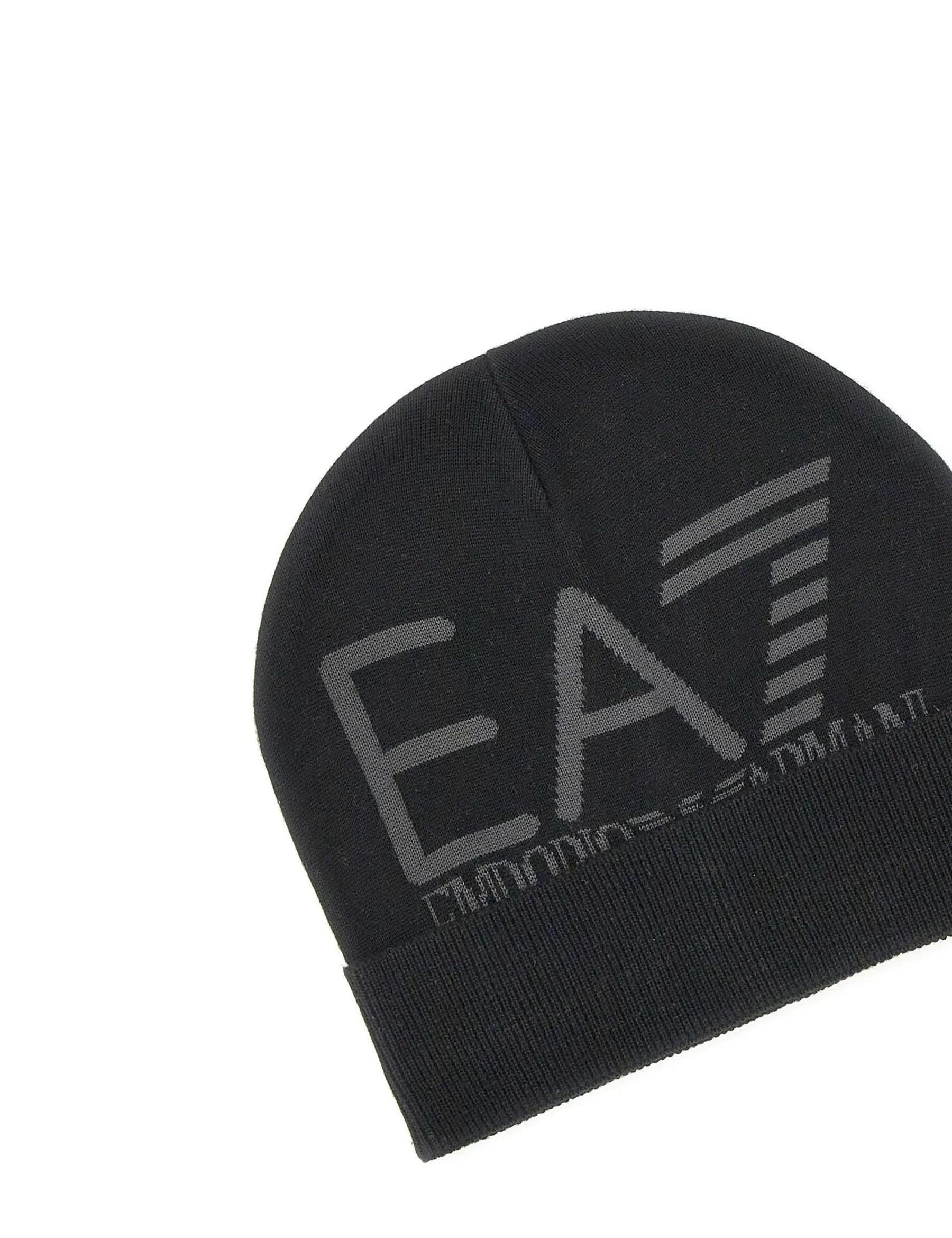 Cappelli Nero Grigio Ea7 Emporio Armani