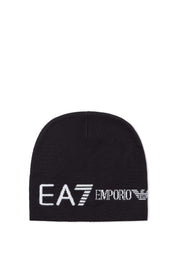 Cappelli Nero Bianco Ea7 Emporio Armani