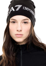 Cappelli Nero Bianco Ea7 Emporio Armani