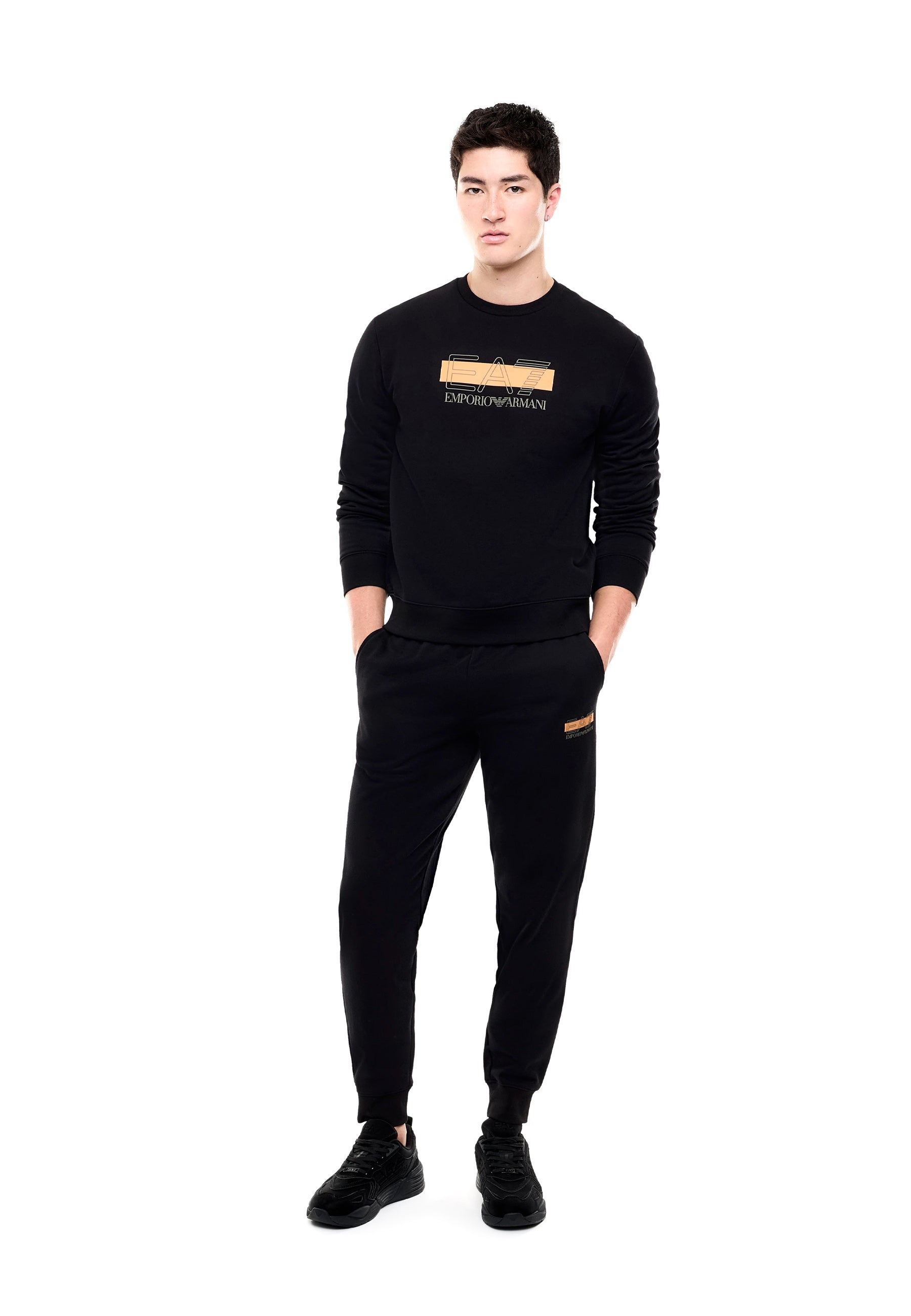 Felpe Nero Ea7 Emporio Armani