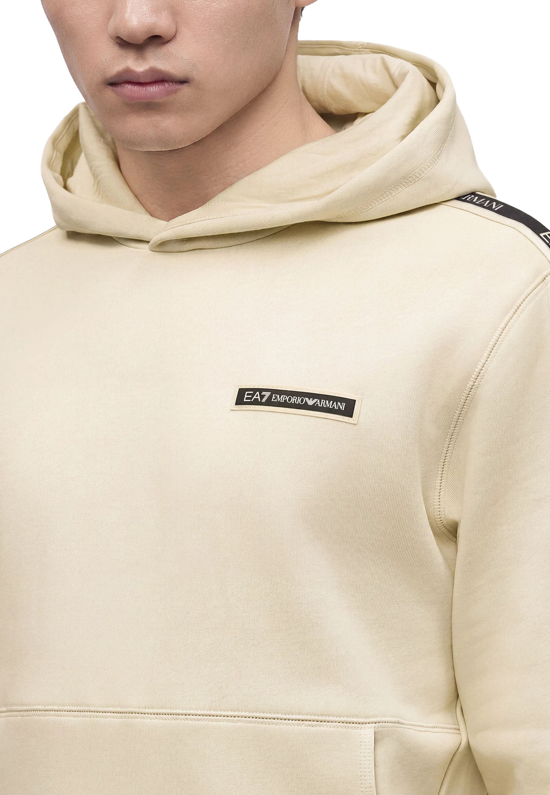 Felpe Avorio Ea7 Emporio Armani