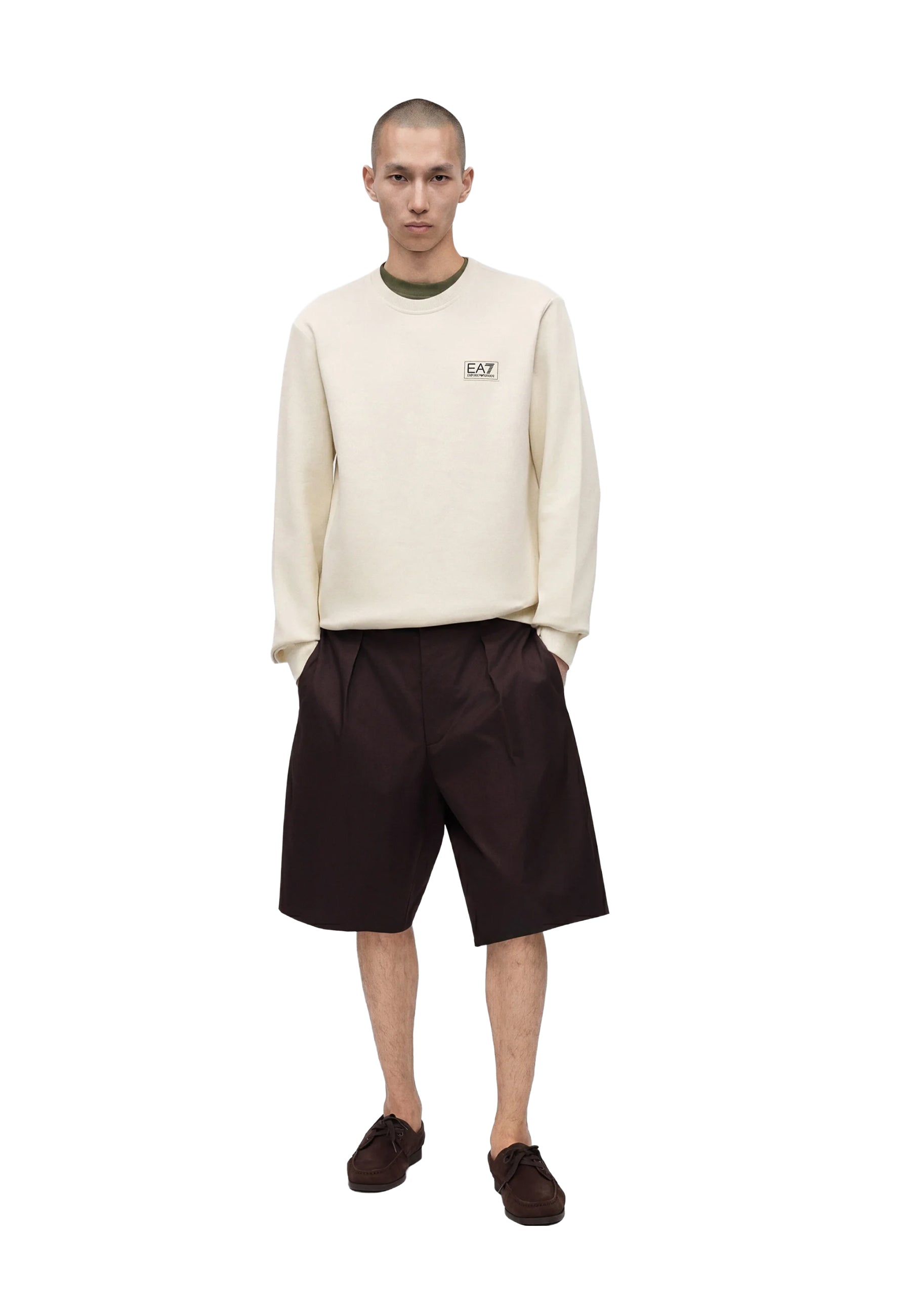 Felpe Avorio Ea7 Emporio Armani