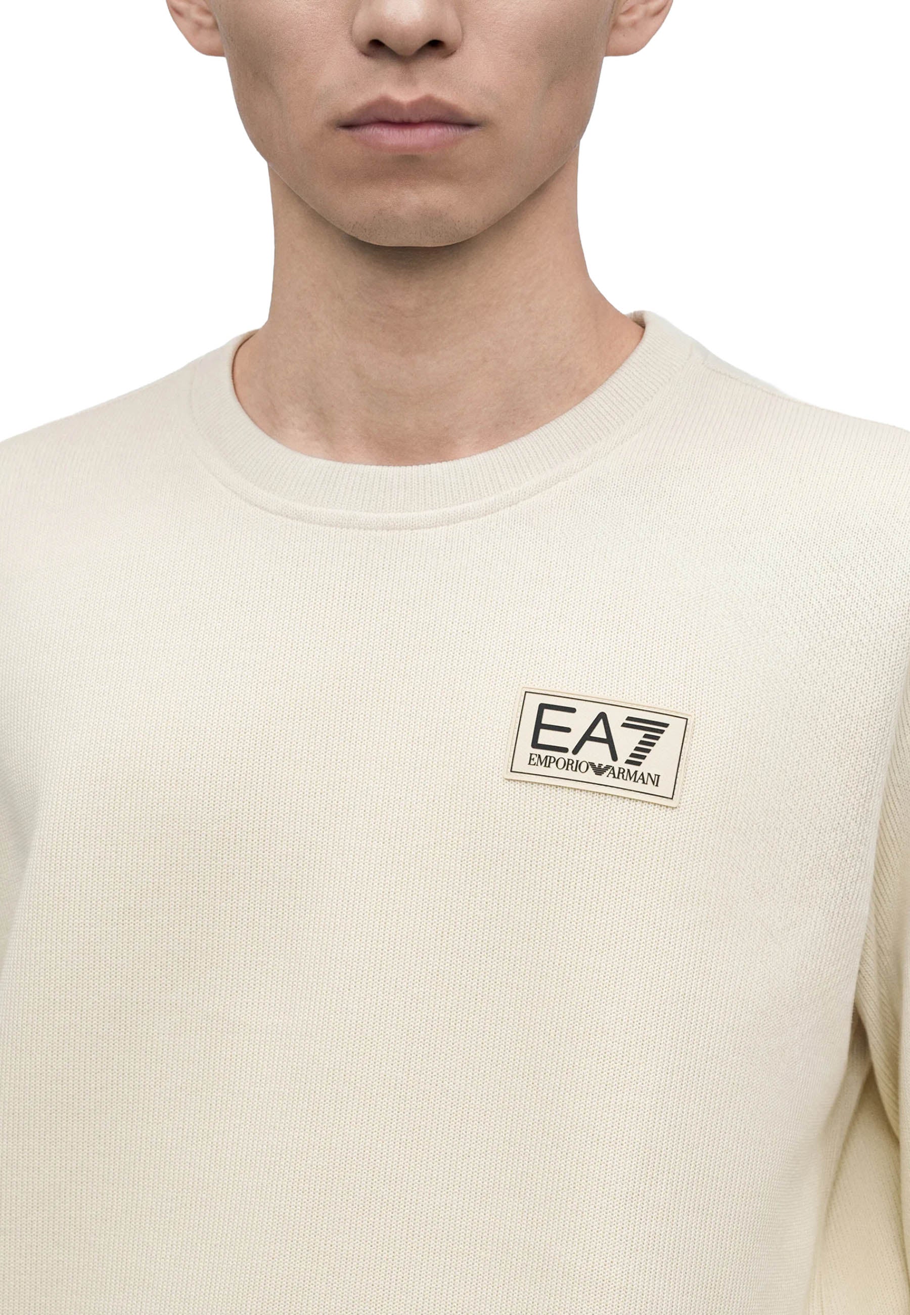 Felpe Avorio Ea7 Emporio Armani