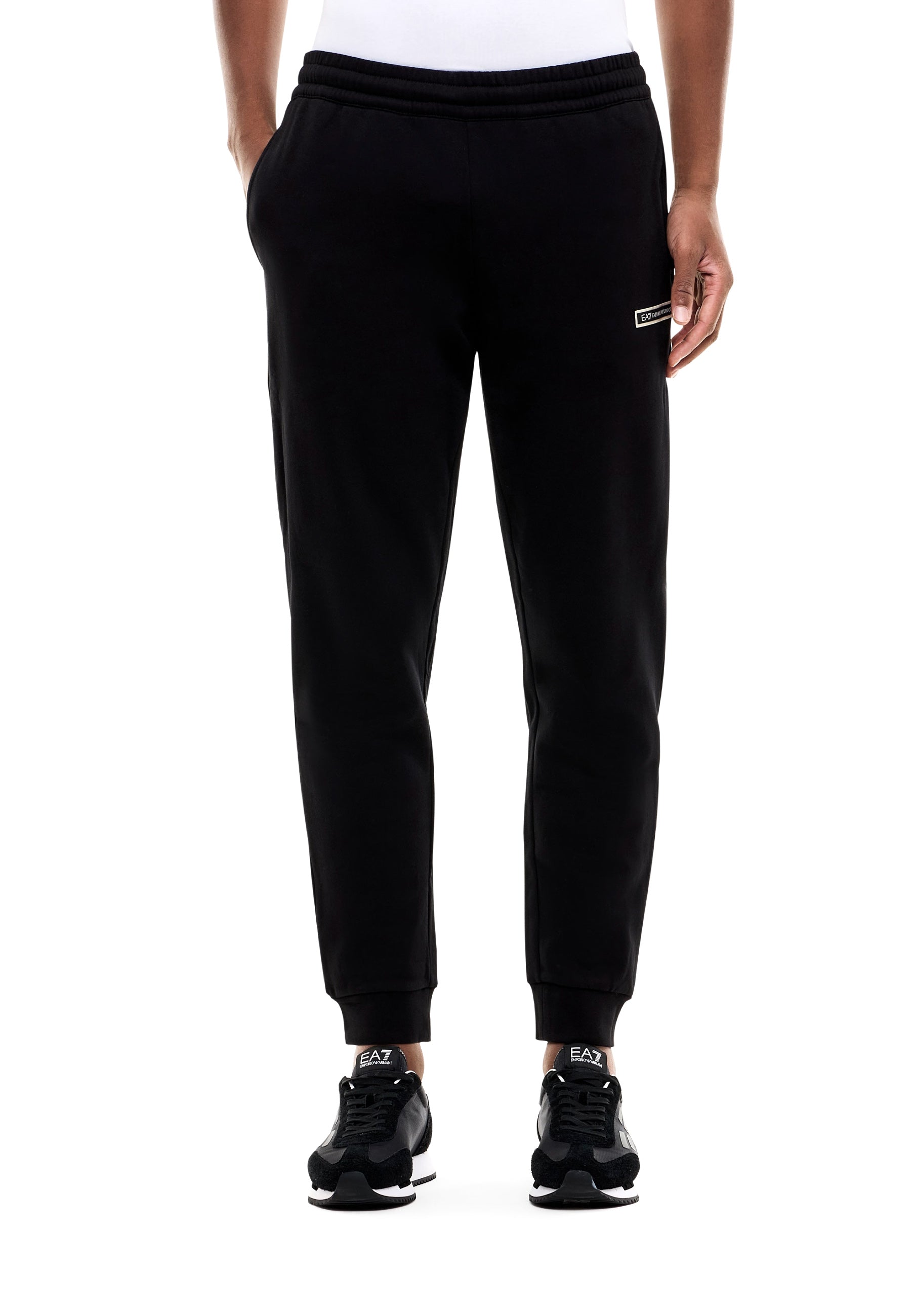 Pantaloni sportivi Nero Ea7 Emporio Armani