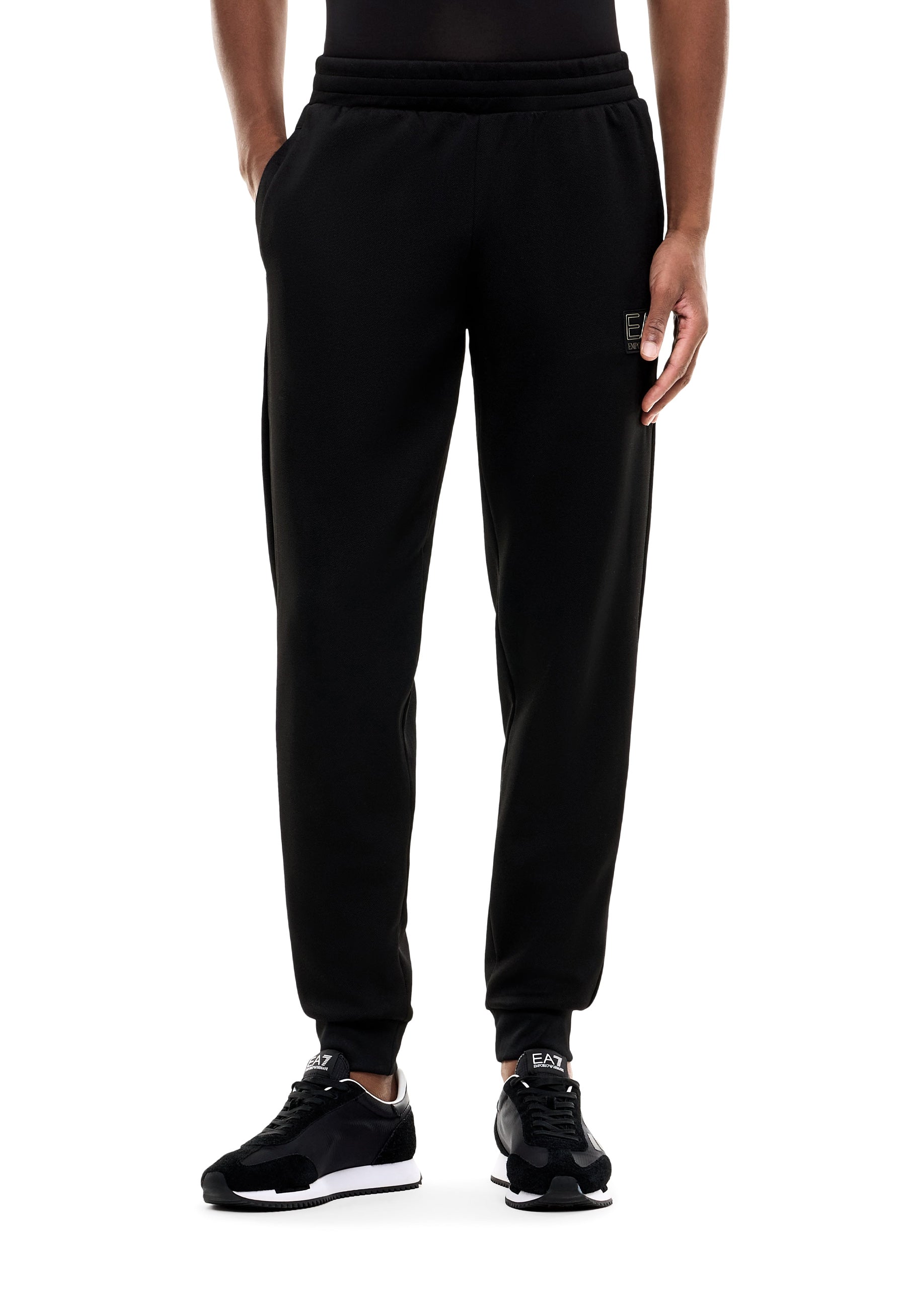 Pantaloni sportivi Nero Ea7 Emporio Armani