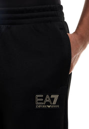 Pantaloni sportivi Nero Ea7 Emporio Armani