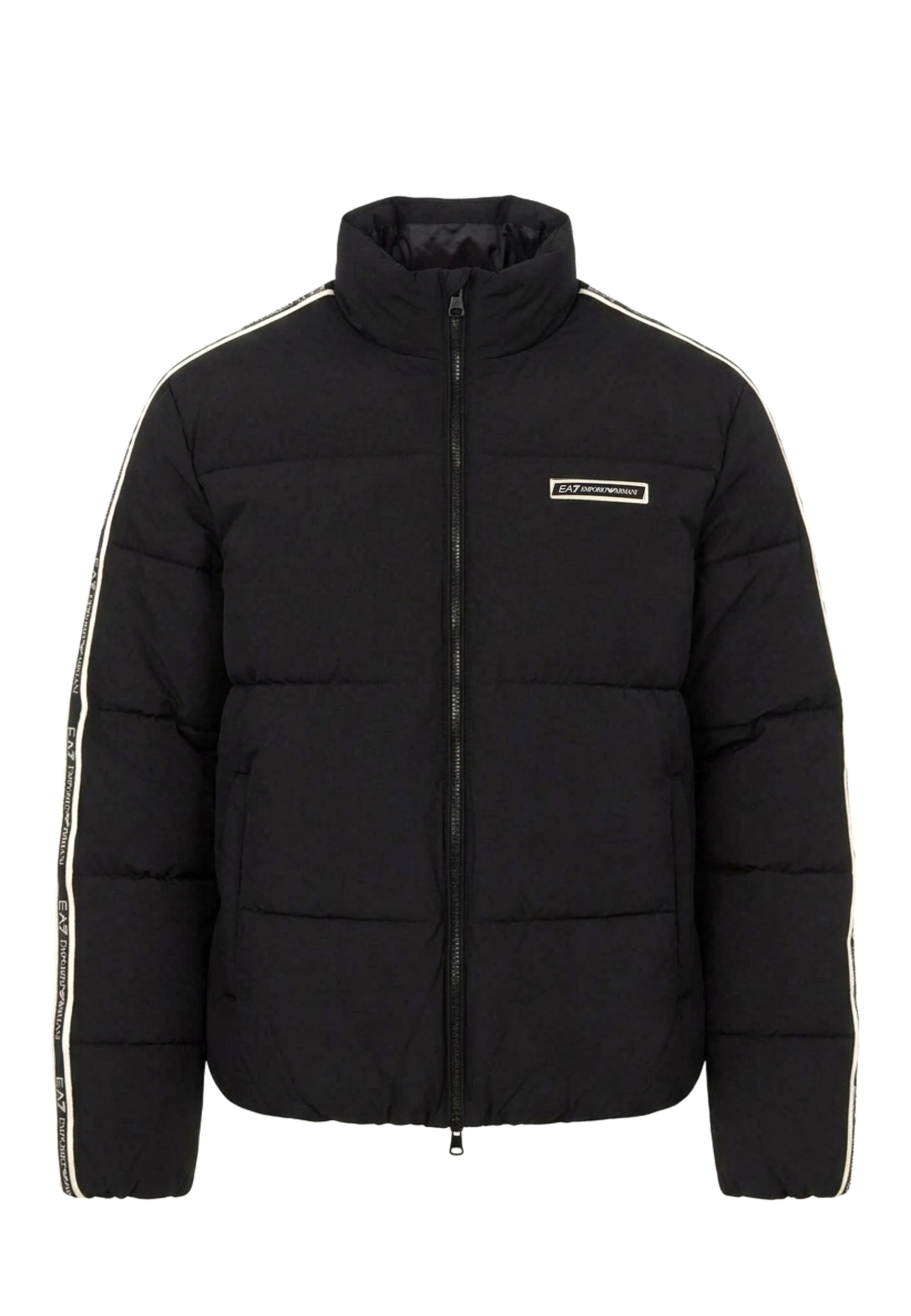 Piumini Nero Ea7 Emporio Armani