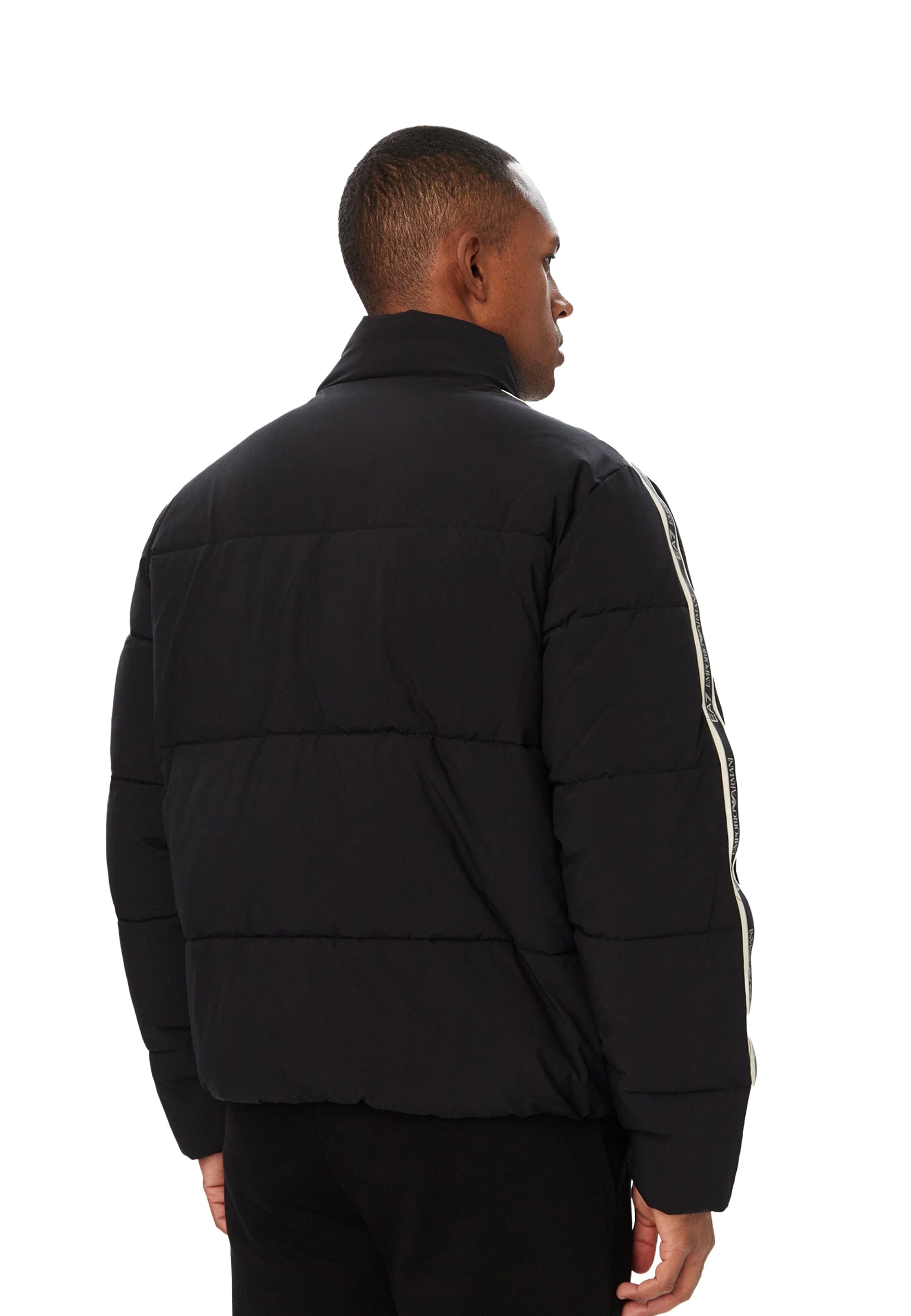 Piumini Nero Ea7 Emporio Armani