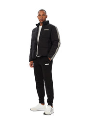 Piumini Nero Ea7 Emporio Armani
