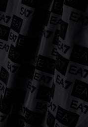 Piumini Nero Ea7 Emporio Armani