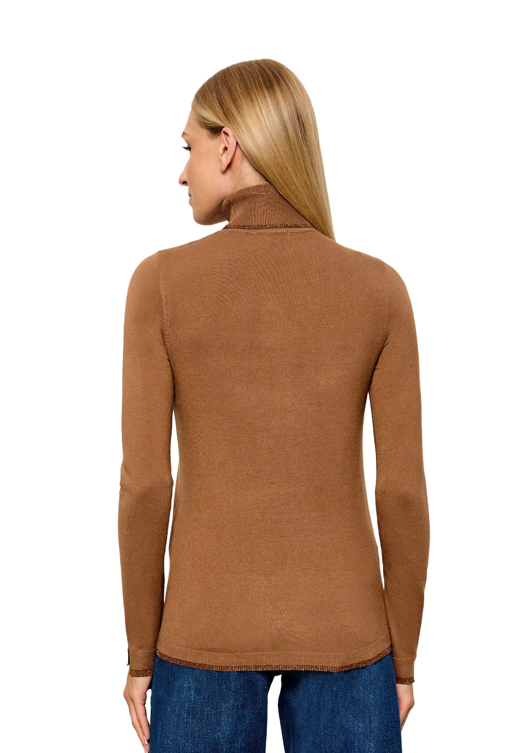 Maglia a collo alto Beige Liu-jo