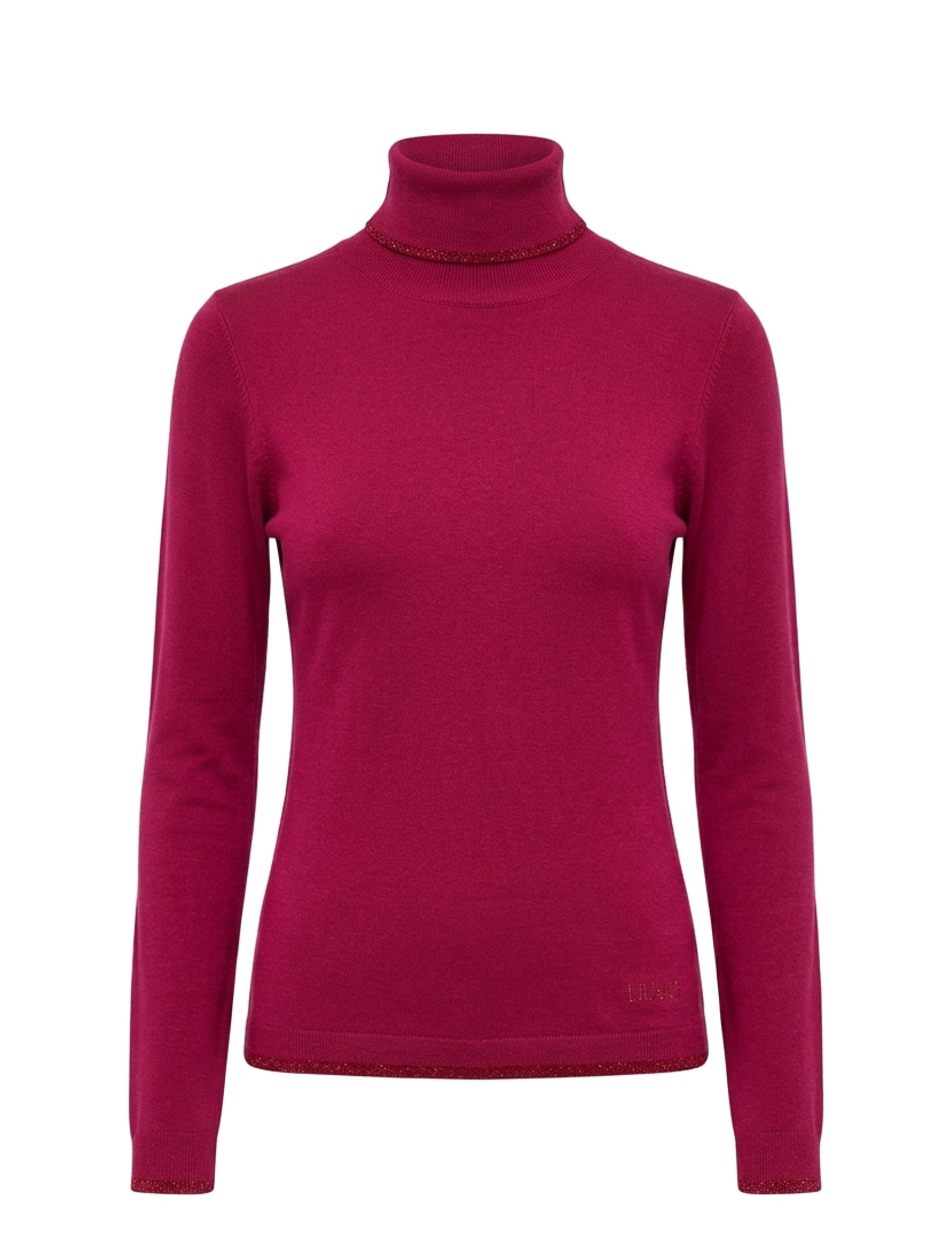 Maglia a collo alto Rosso Liu-jo