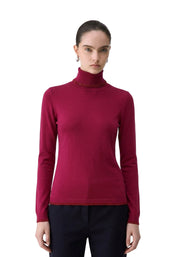 Maglia a collo alto Rosso Liu-jo