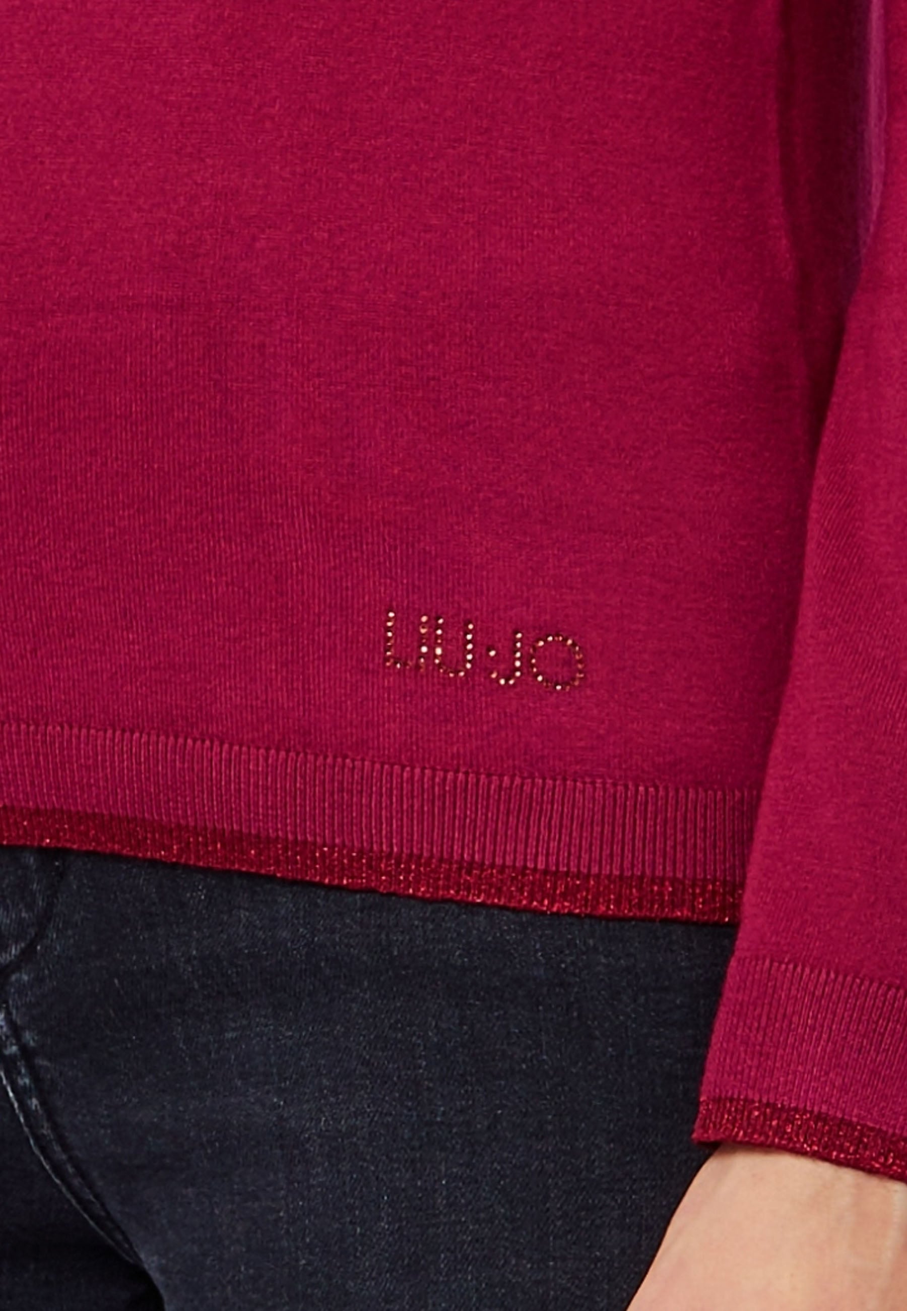 Maglia a collo alto Rosso Liu-jo