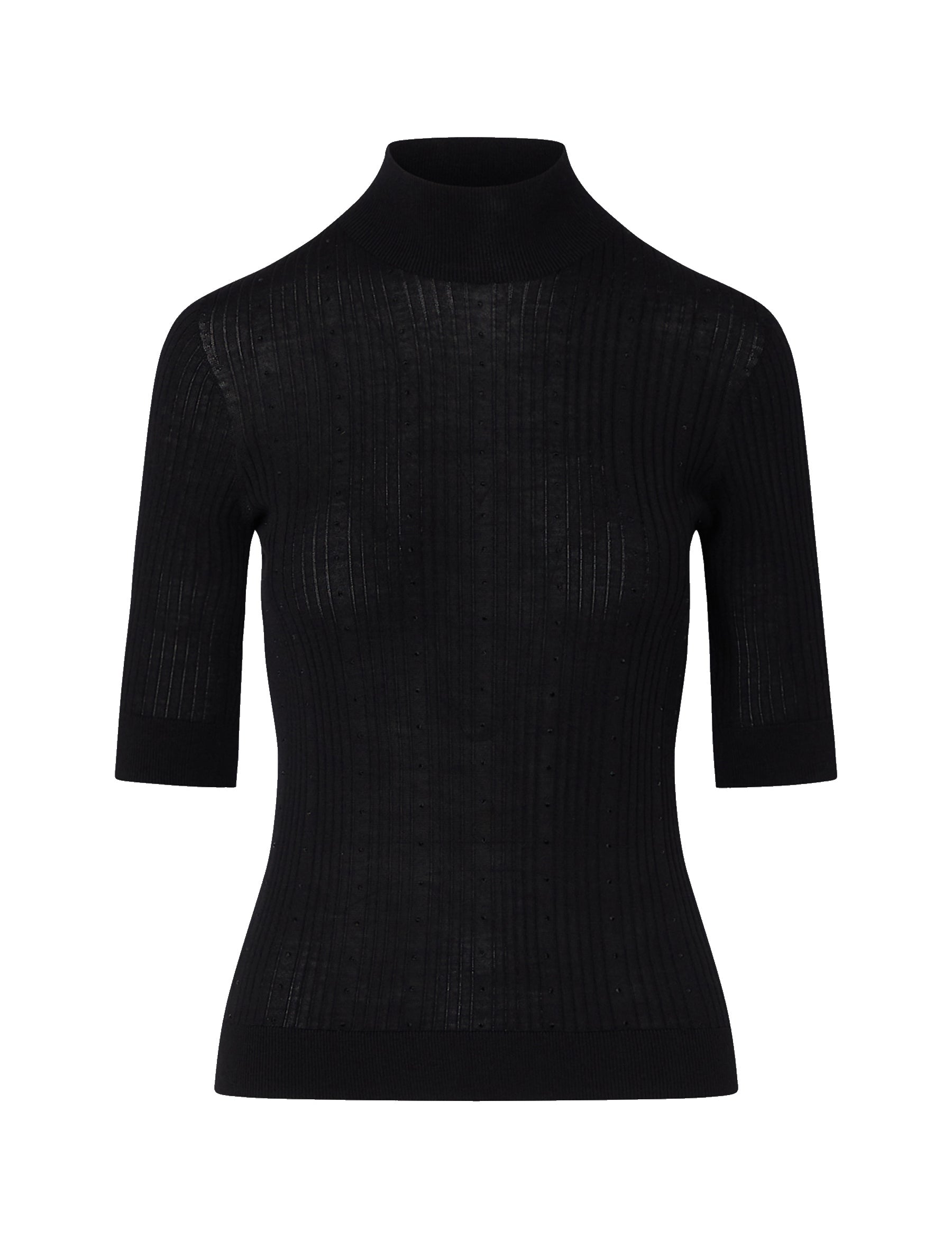 Maglia a collo alto Nero Liu-jo
