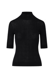 Maglia a collo alto Nero Liu-jo