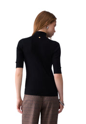 Maglia a collo alto Nero Liu-jo