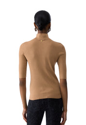 Maglia a collo alto Beige Liu-jo