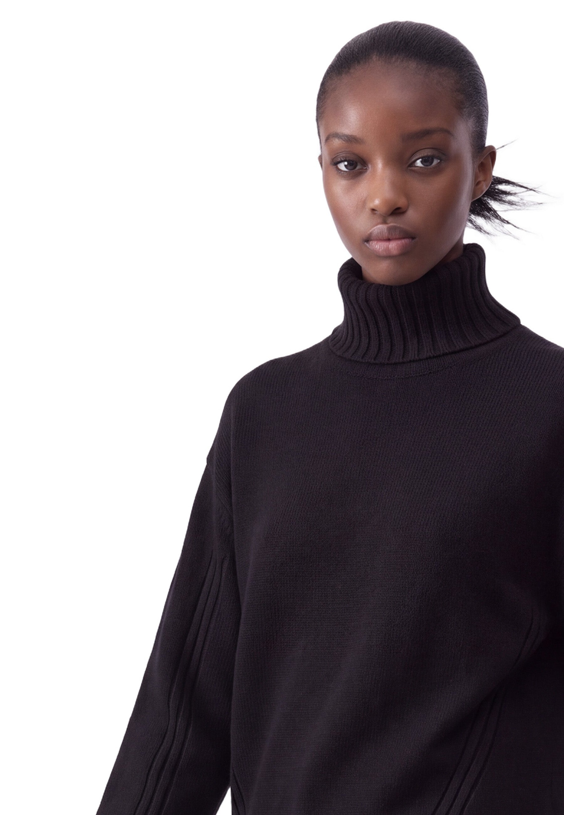 Maglia a collo alto Nero Liu-jo