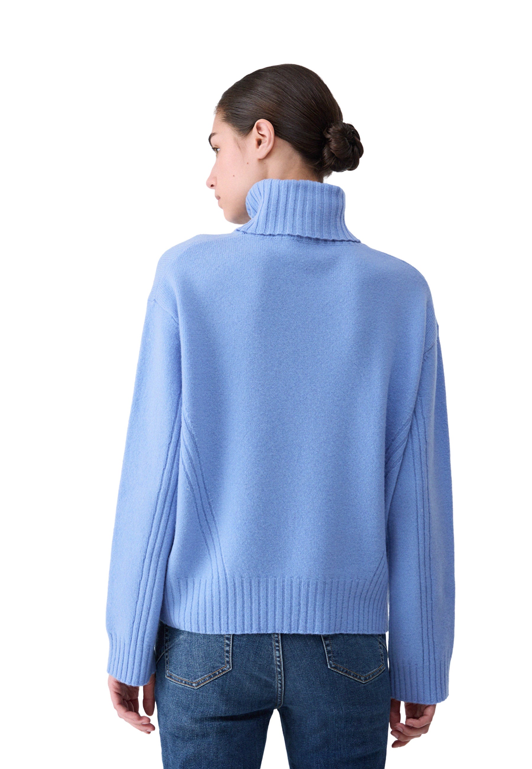 Maglia a collo alto Blu Liu-jo