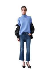 Maglia a collo alto Blu Liu-jo