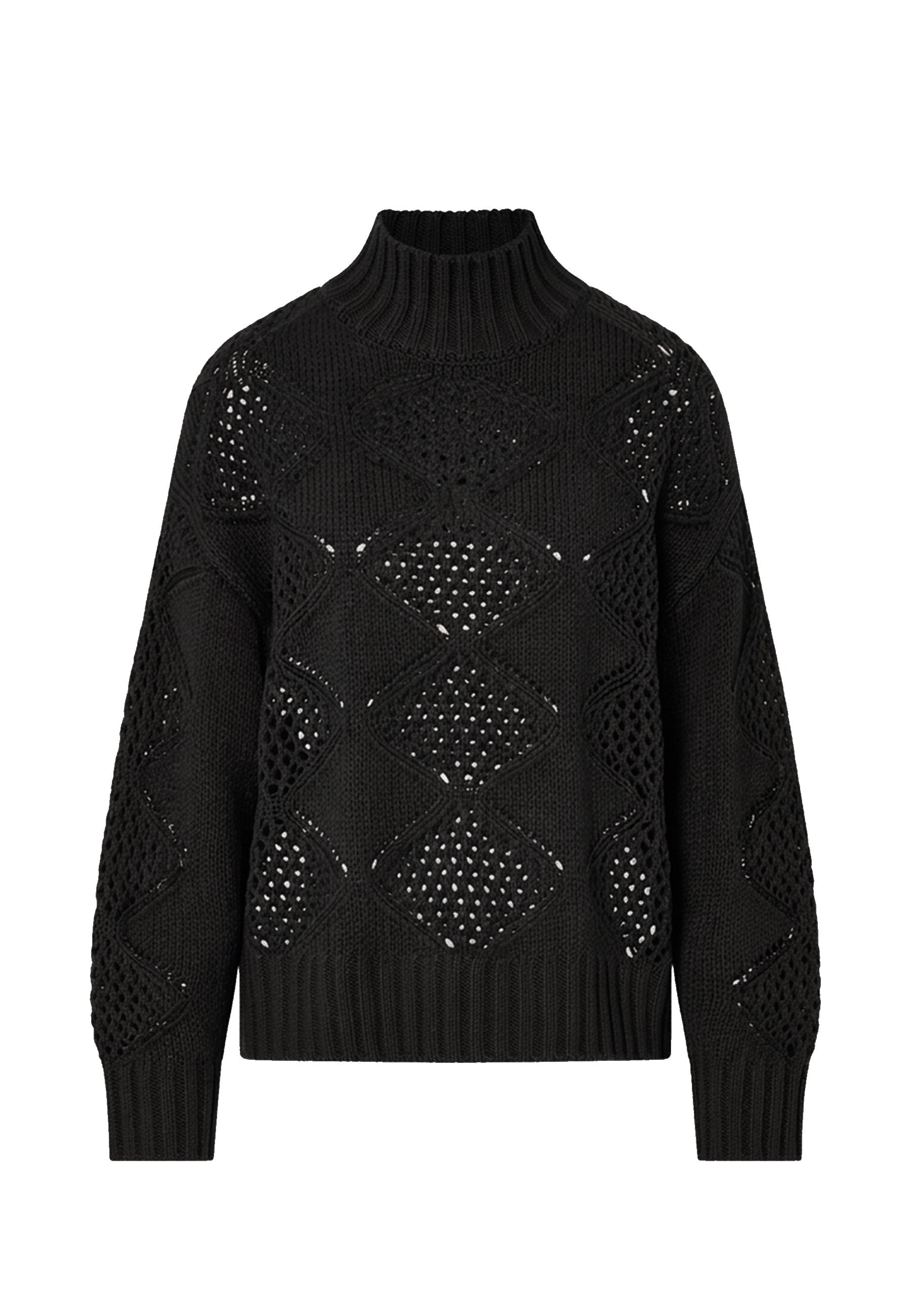 Maglia a collo alto Nero Liu-jo
