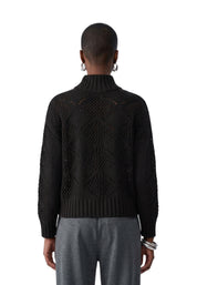 Maglia a collo alto Nero Liu-jo