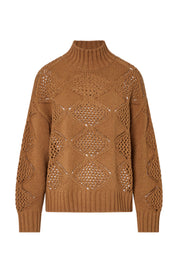 Maglia a collo alto Beige Liu-jo
