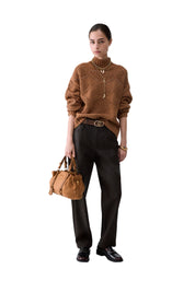 Maglia a collo alto Beige Liu-jo
