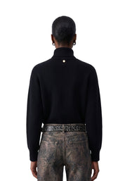 Maglia a collo alto Nero Liu-jo