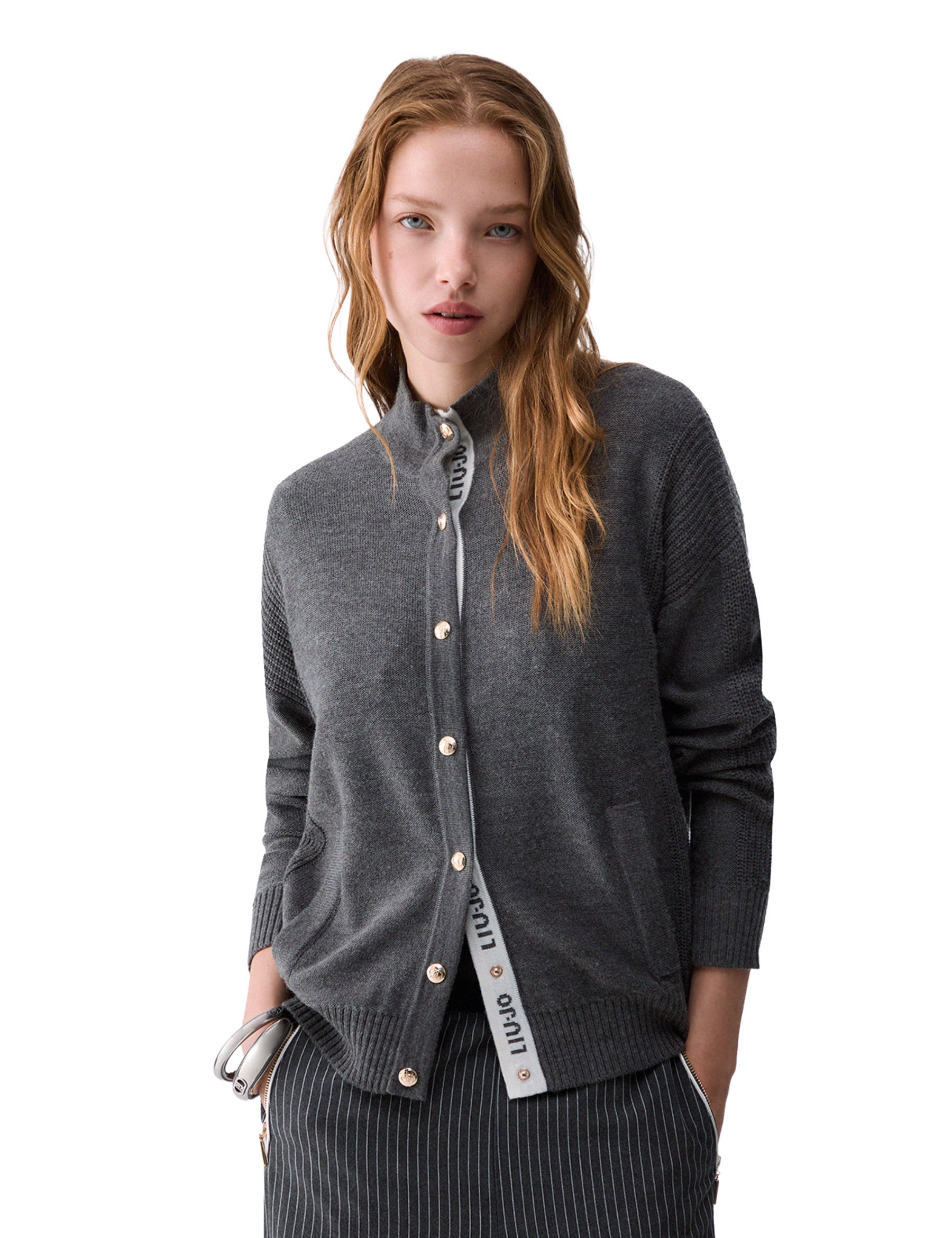 Cardigan Grigio Liu-jo