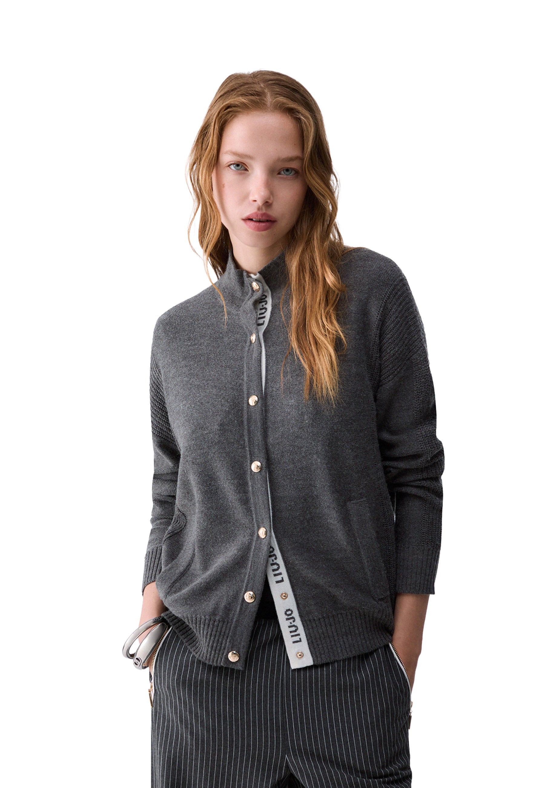 Cardigan Grigio Liu-jo