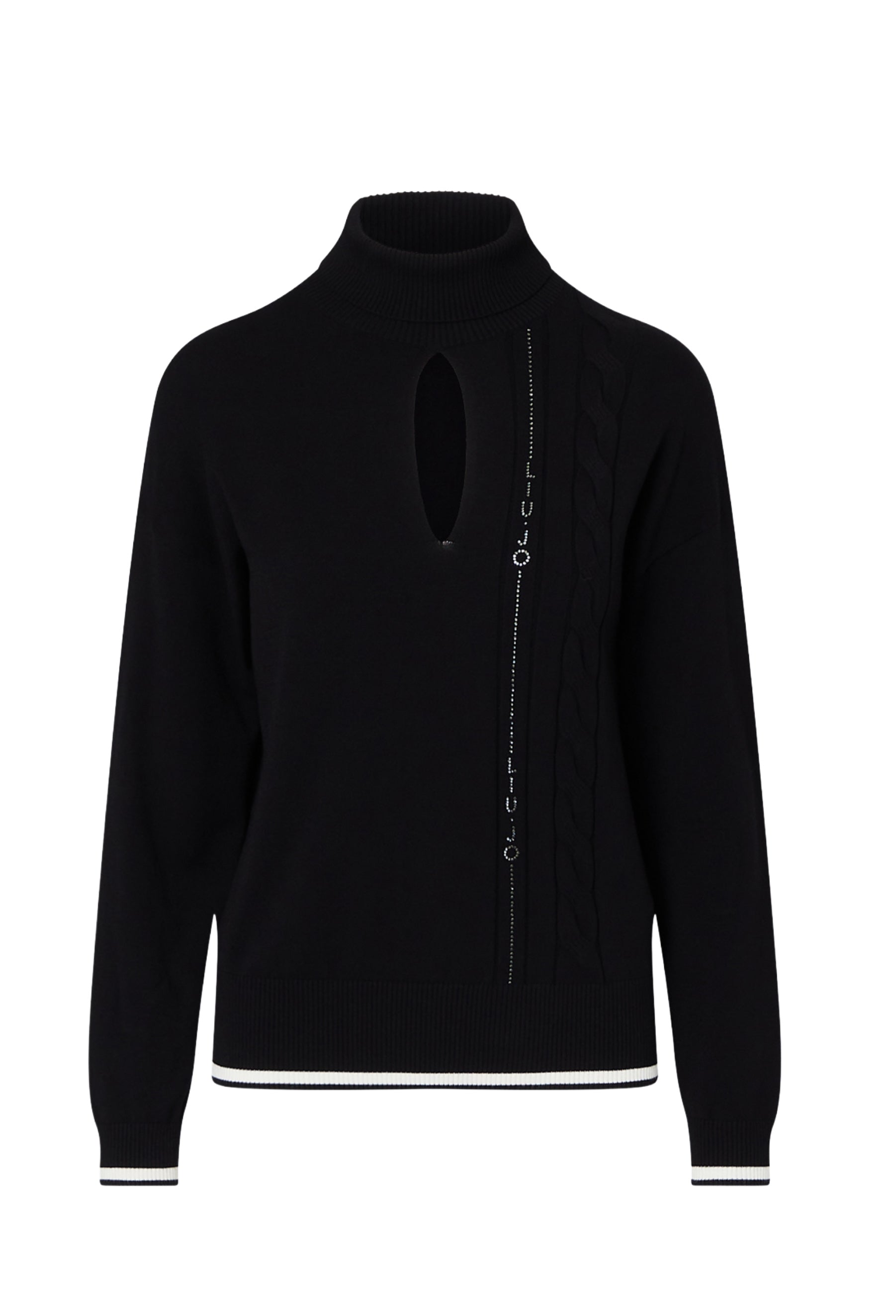 Maglia a collo alto Nero Liu-jo