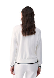 Maglia a collo alto Bianco Liu-jo