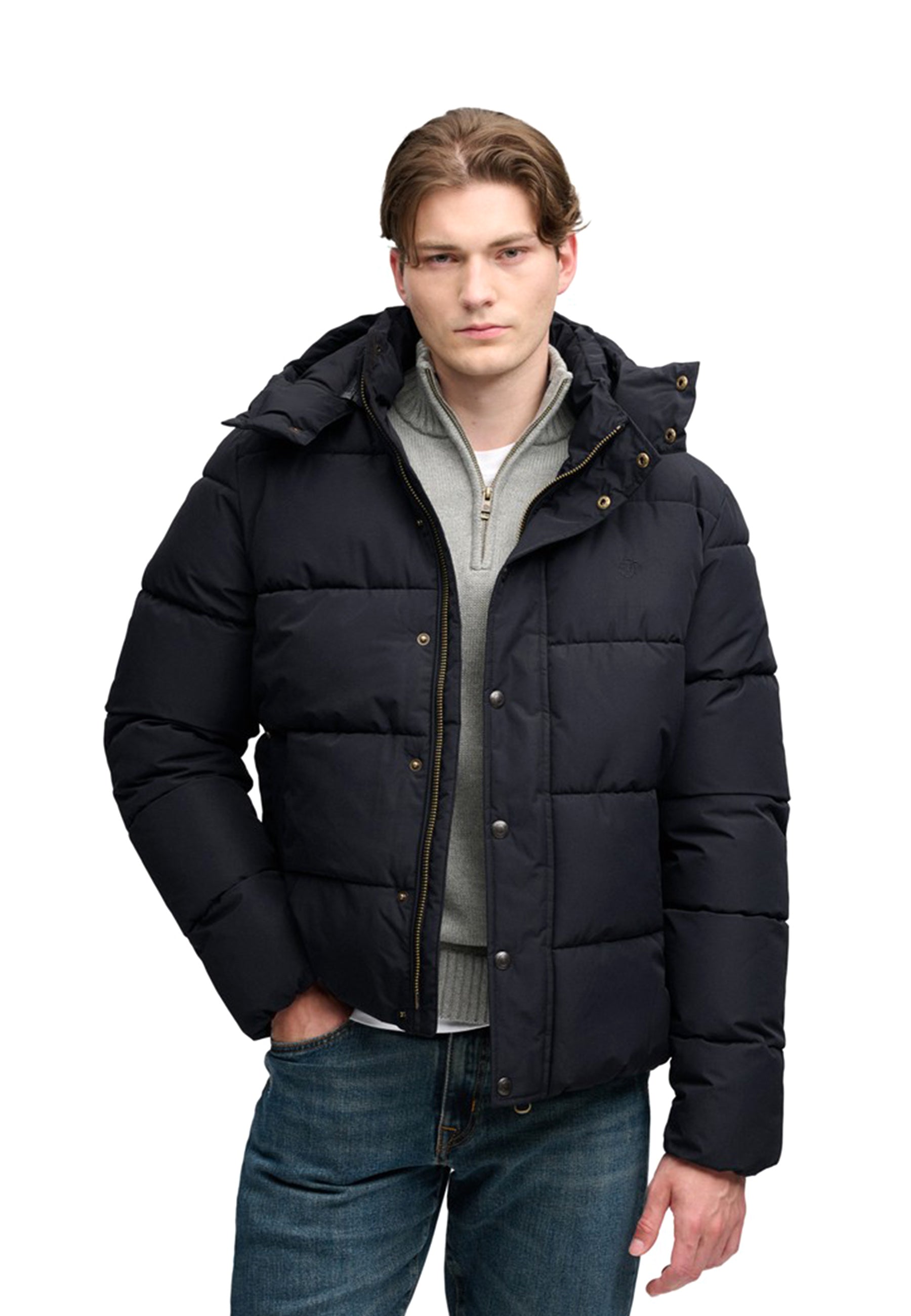 Piumini Nero Superdry
