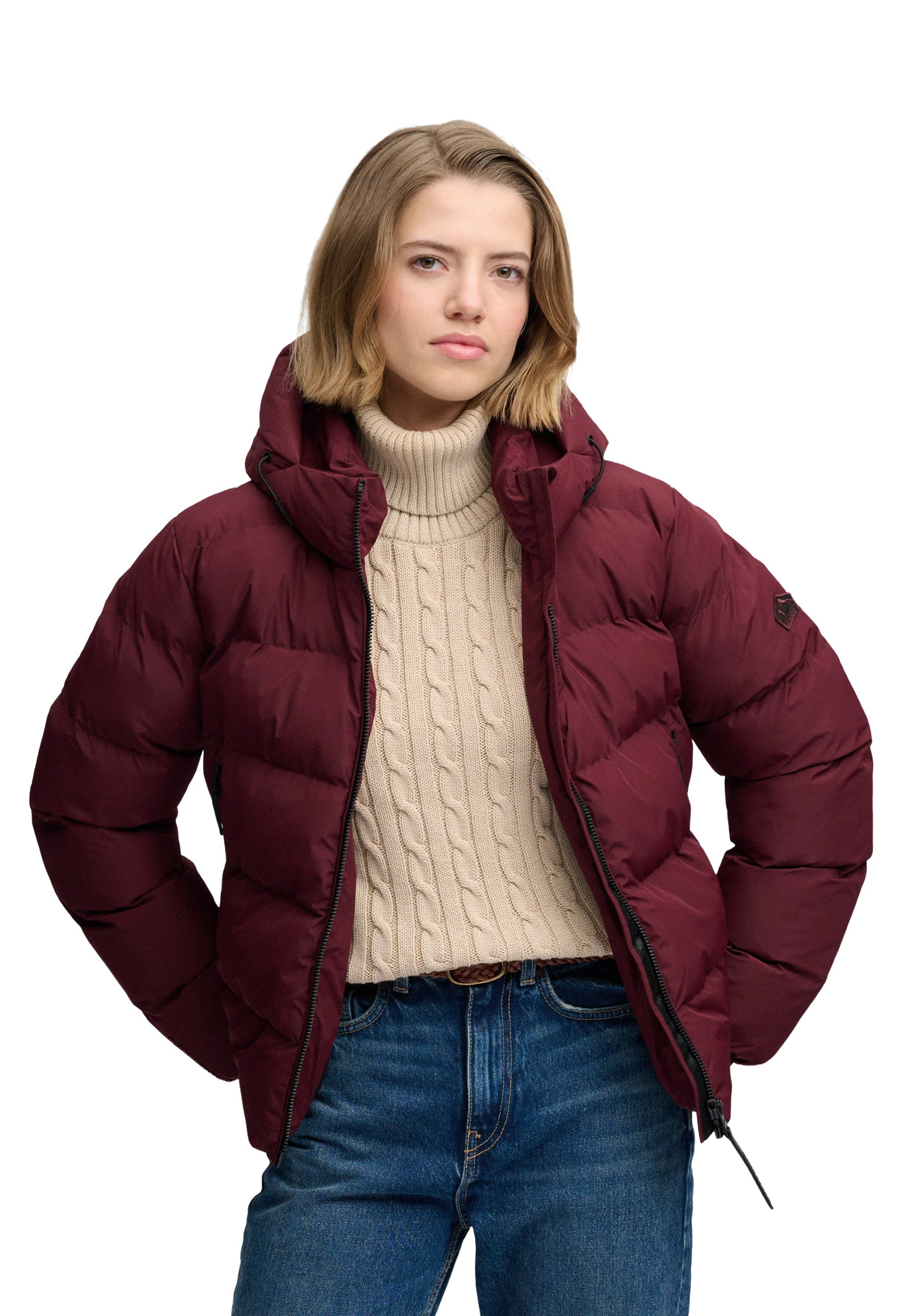 Piumini Bordeaux Superdry