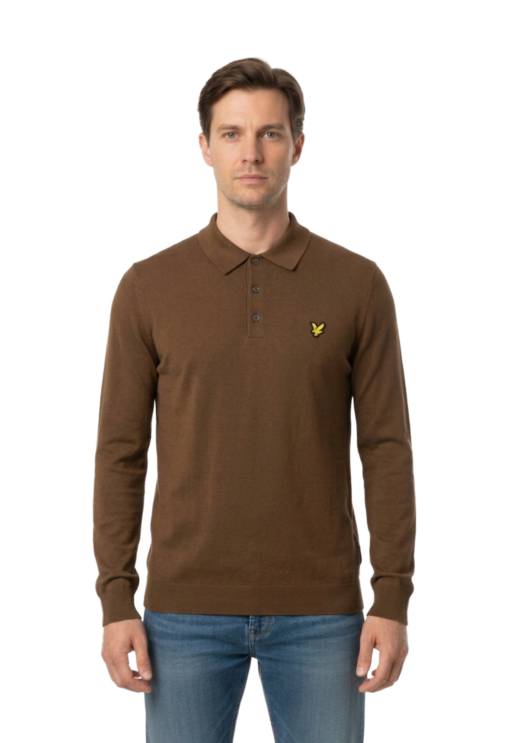 Polo Marrone Lyle & Scott