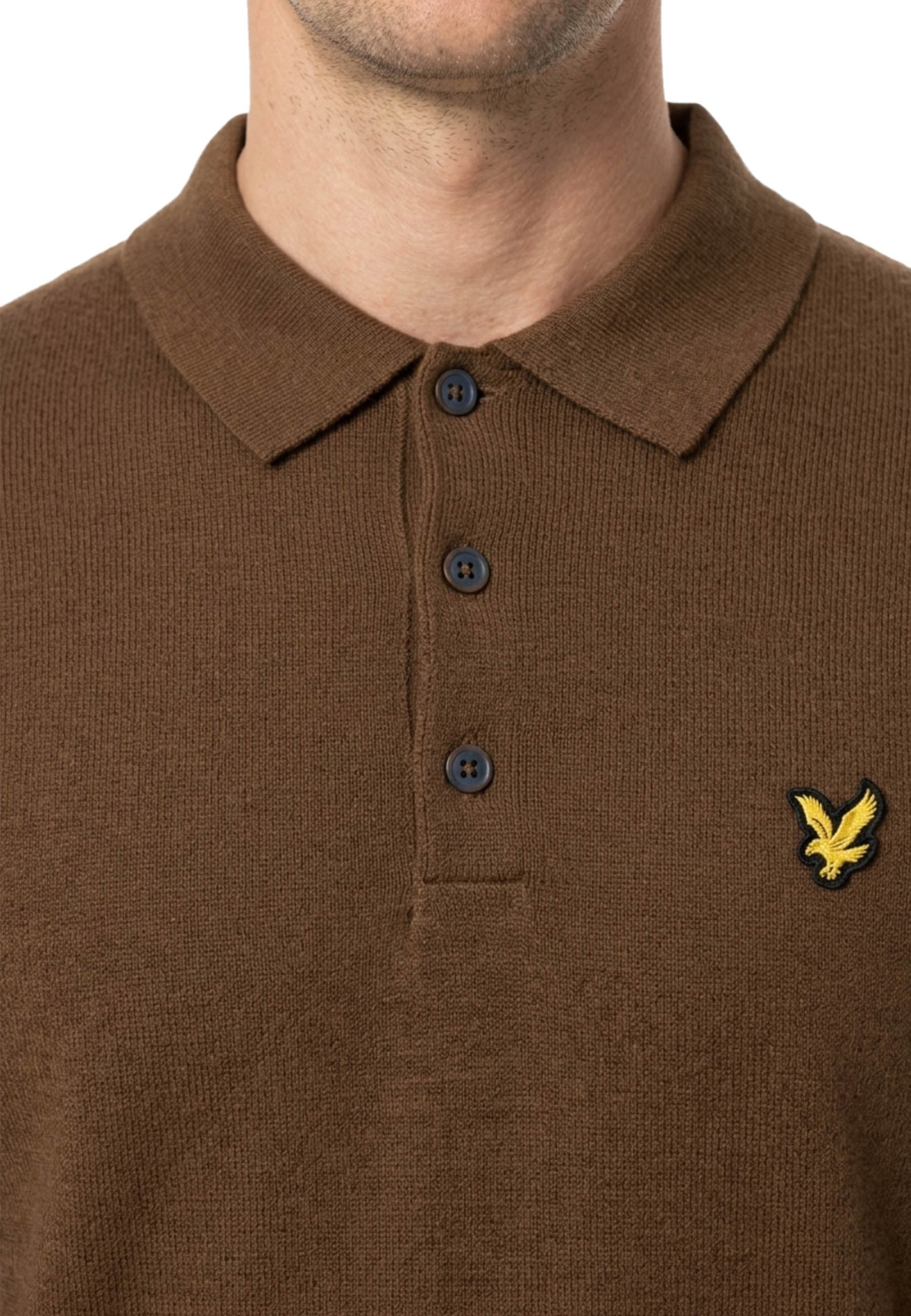 Polo Marrone Lyle & Scott