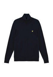Maglia a collo alto Blu Lyle & Scott