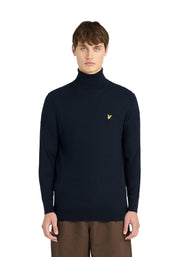 Maglia a collo alto Blu Lyle & Scott